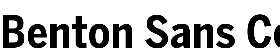 Benton Sans Cond Bold Font Download Free